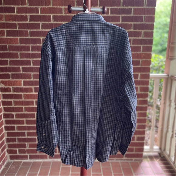 Saddlebred Men’s Long Sleeve Button Down Cotton Shirt XXL New With Tag - Picture 5 of 6
